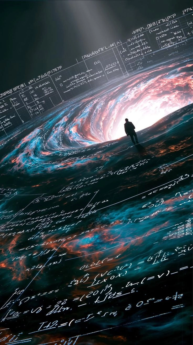 Человек у бездны математических рассчетов