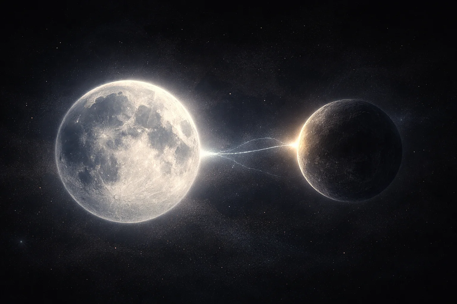 Луна и Южный узел в синастрии