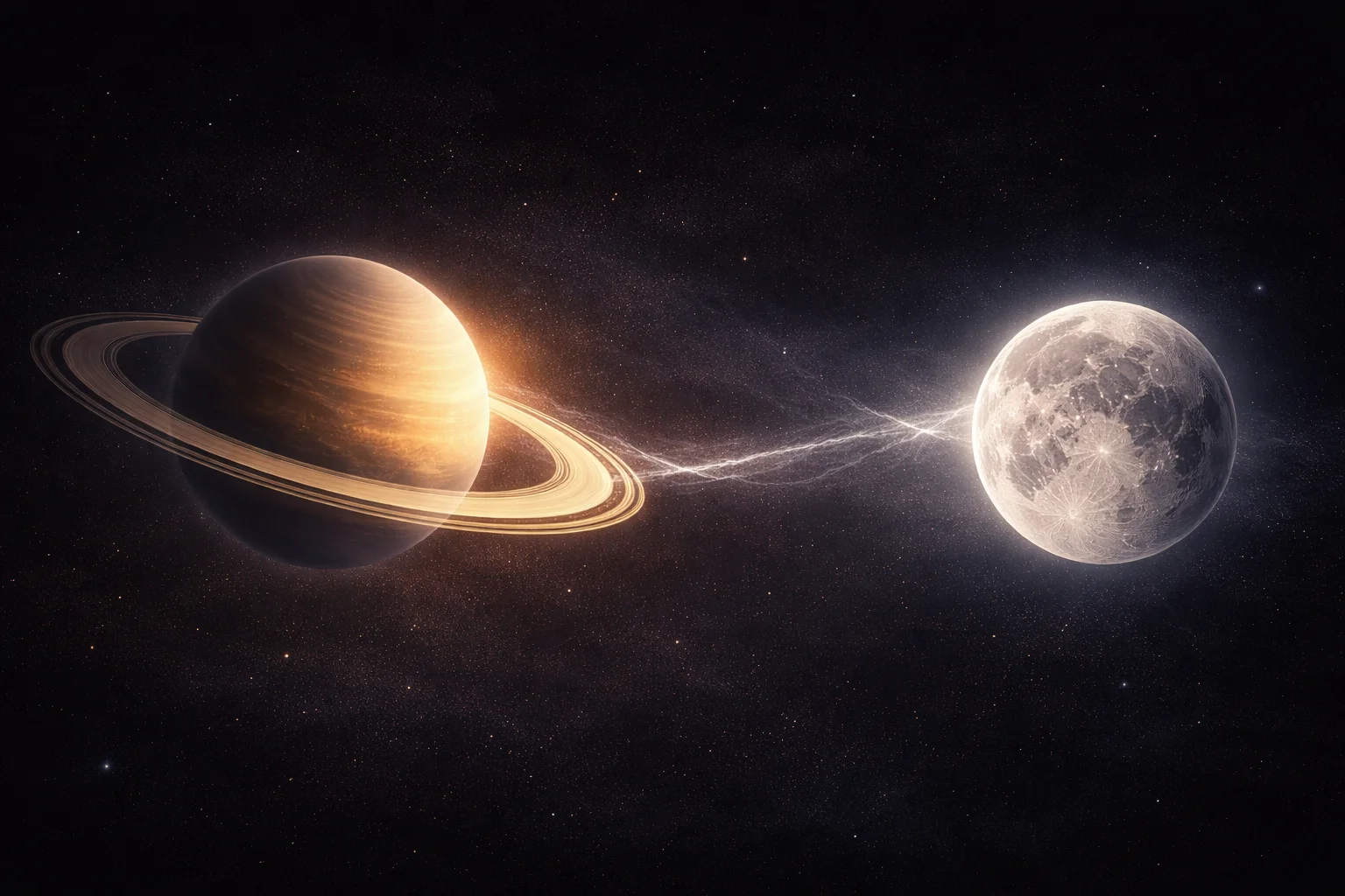 Сатурн и Луна в синастрии