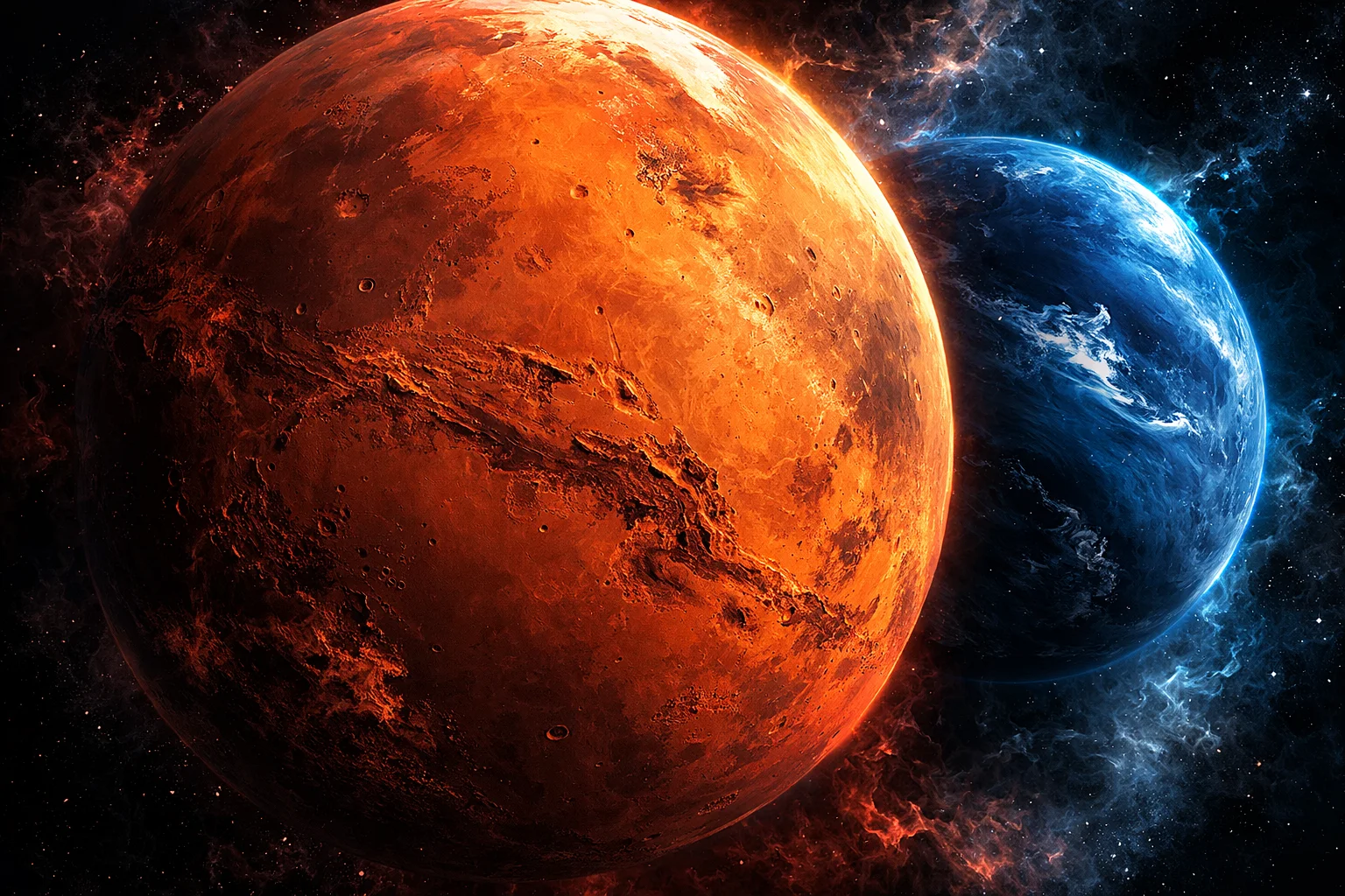 Марс—Нептун